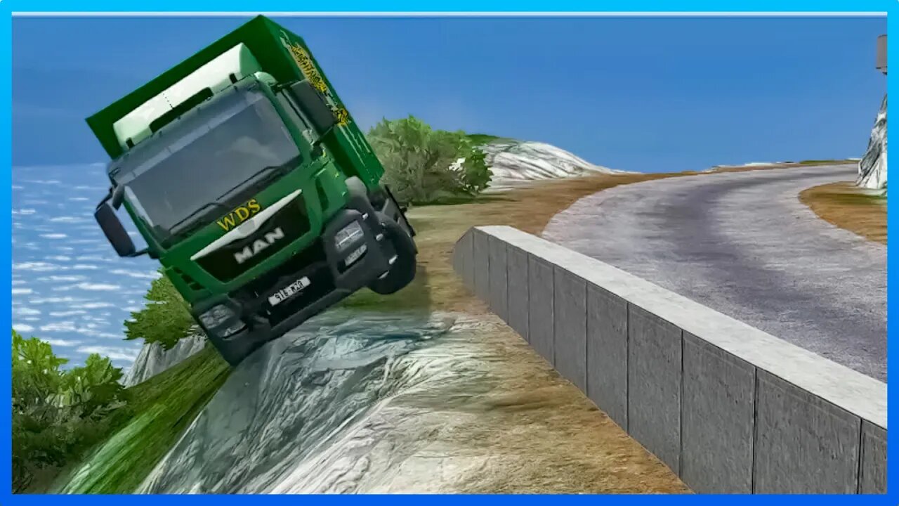 Cliff Drops Compilation: Beamng #326