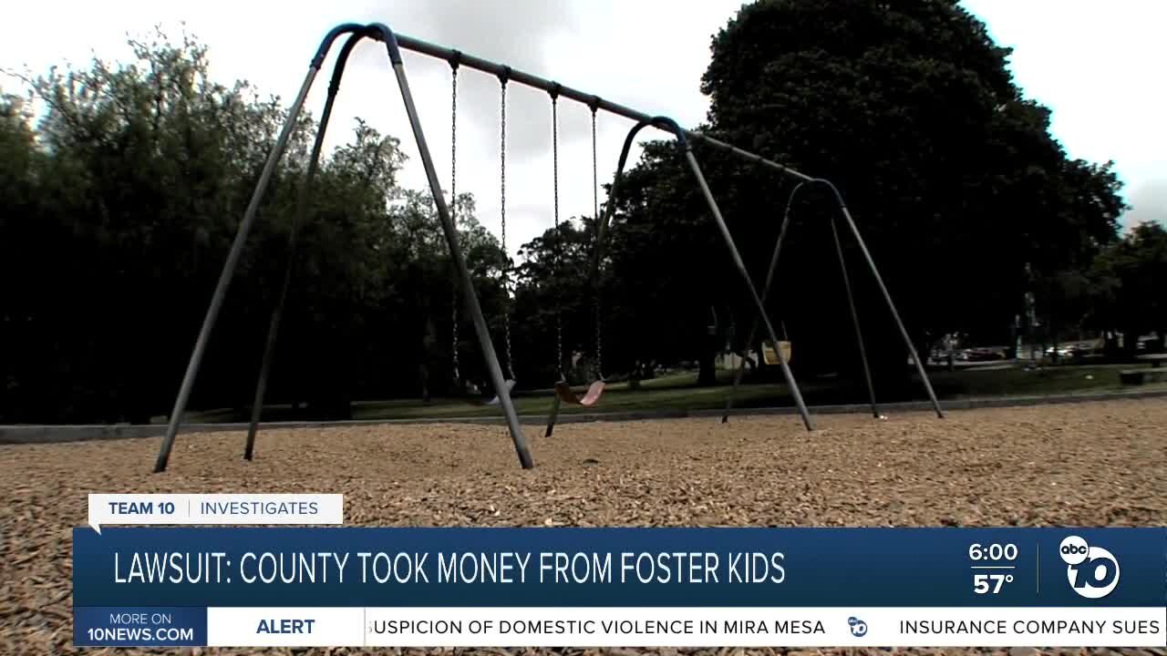 Lawsuit: County took money from foster kids