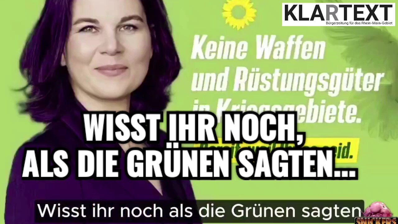 Wisst ihr noch, als die Grünen uns sagten... (Satire Re-Upload)