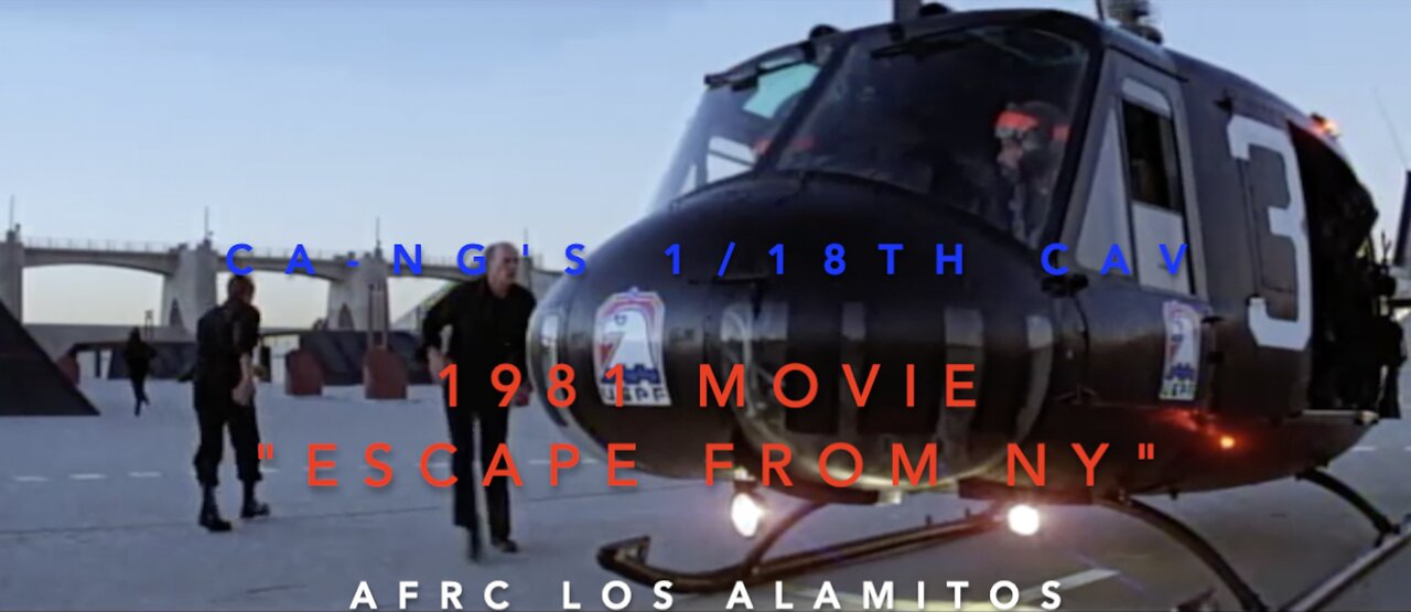 SHAW ARMY STORIES - 336th AVIATION COMPANY - AFRC LOS ALAMITOS - ESCAPE FROM NEW YORK MOVIE 1981