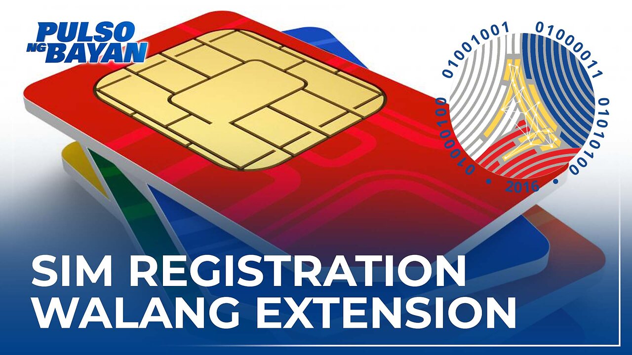 SIM registration, wala nang extension