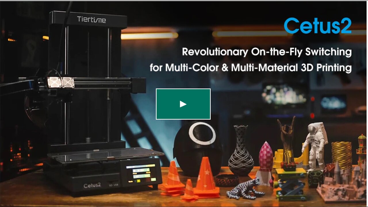 Cetus2: 3D Printing with Material & Color Mixing Innovation.