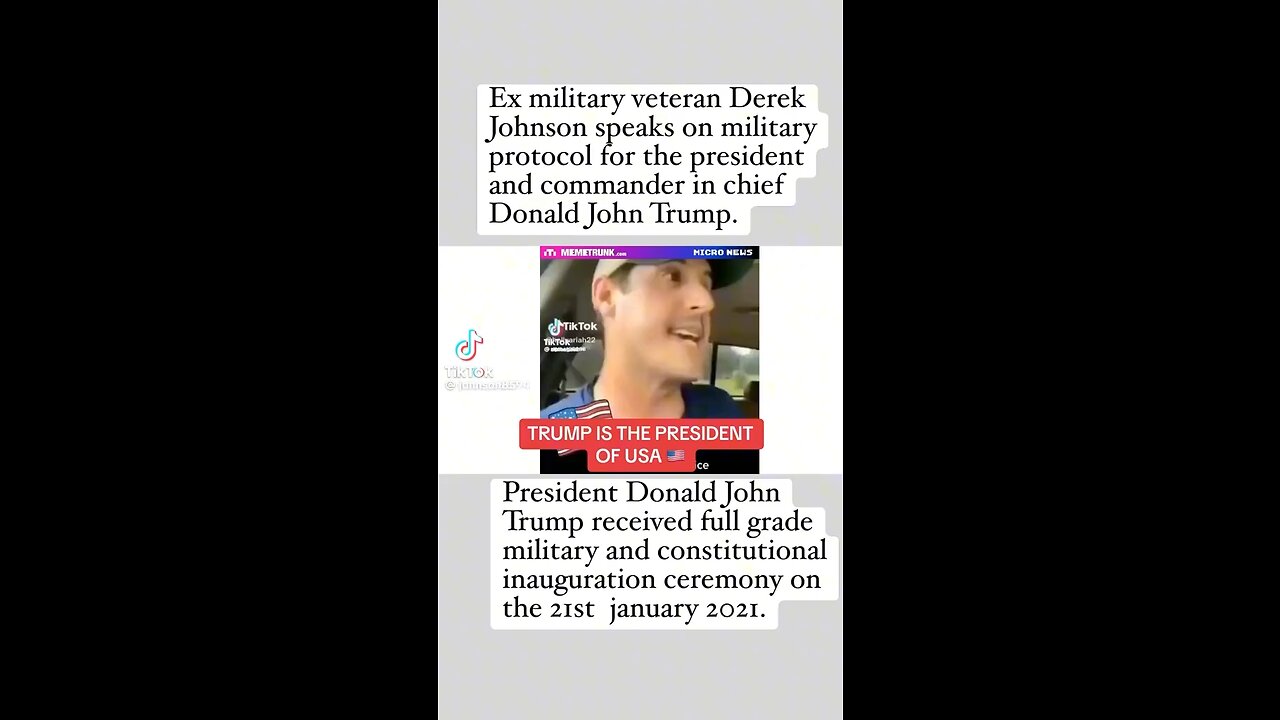 Trump is still commander and chief