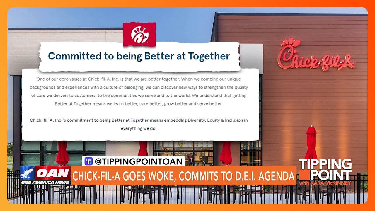 Chick-fil-A Bows to the Corporate God of D.E.I. | TIPPING POINT 🟧