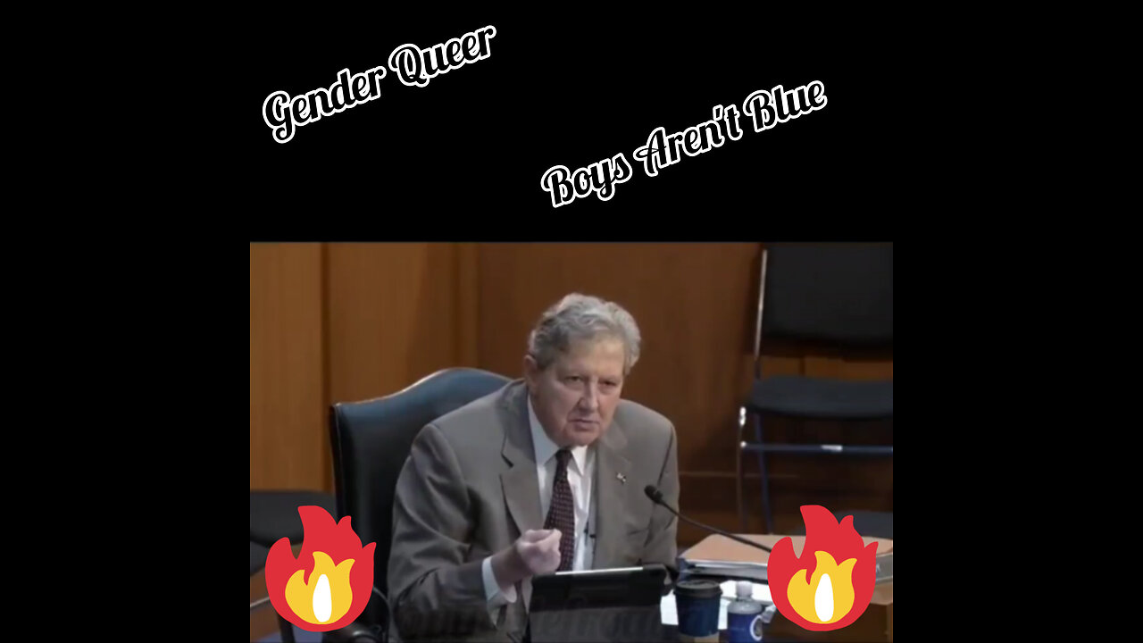 Sen. John Kennedy is on fire!