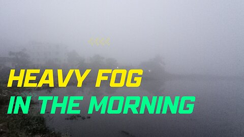 the morning hard fog