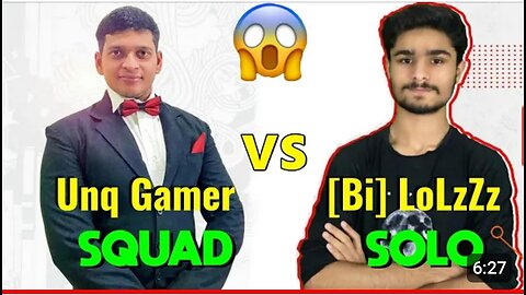 Unq Gamer vs LolzZz Gaming Sniper King unq Gamer