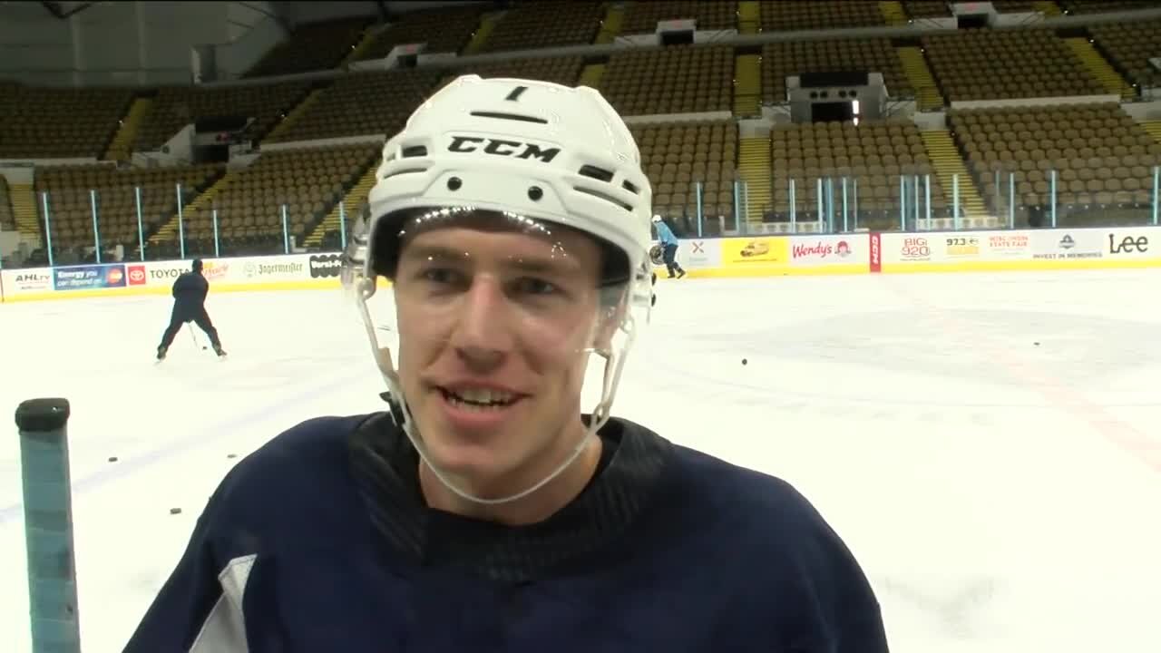 Spencer Stastney is the second Milwaukee born and bred Admirals player