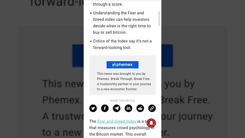 Understanding the Bitcoin Fear & Greed Index #cryptomash @Hashoshi4 @aantonop @UnchainedPodcast