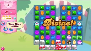 Candy Crush Level 2307 Talkthrough, 23 Moves 0 Boosters