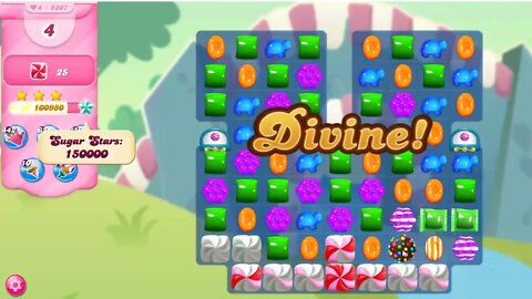 Candy Crush Level 2307 Talkthrough, 23 Moves 0 Boosters