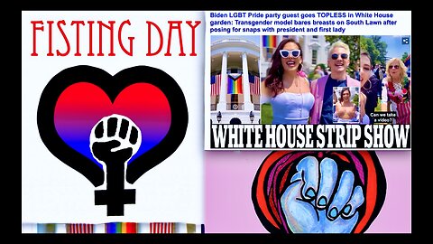 White House Strip Show Celebrating Fisting Day Gay Ranchero Biden Sends Message To World USA Is Gay