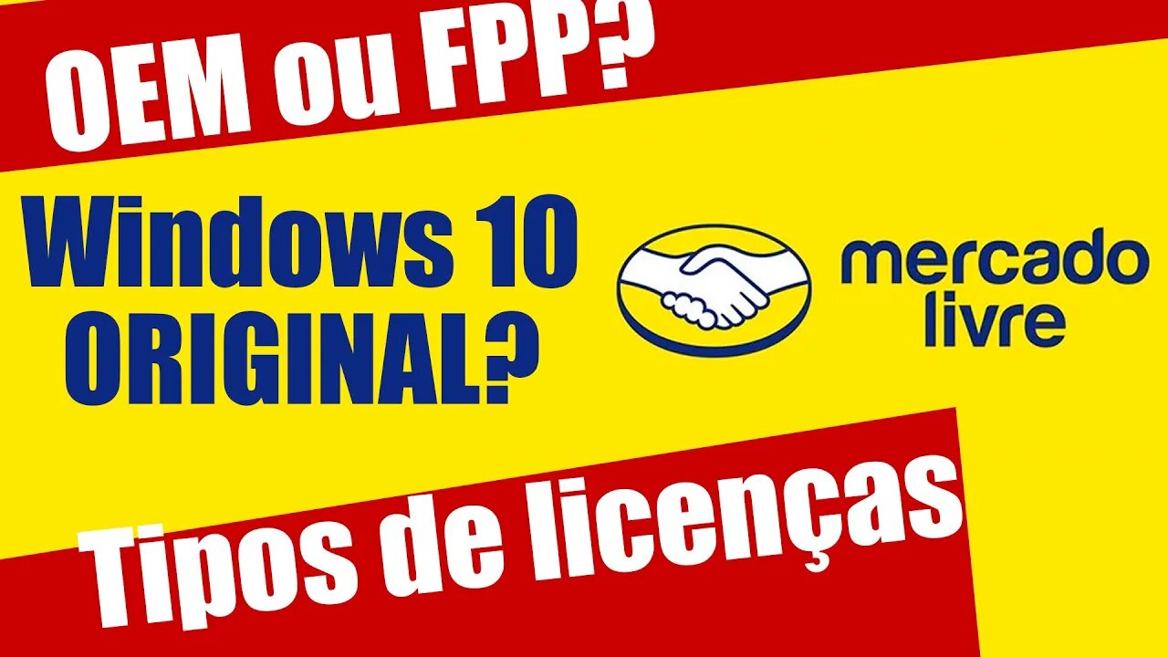 Windows 10 do mercado livre é original? Licença OEM entenda o que é