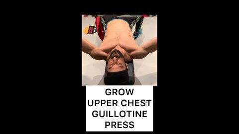 UNABLE BUILD UPPER CHEST | Try Guillotine Press #shorts