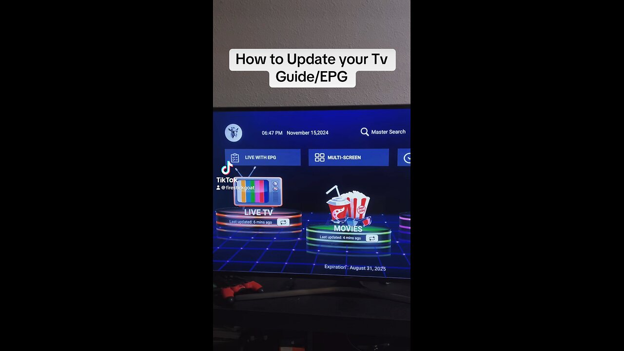 Update Tv Guide/ EPG (Quick Fix)