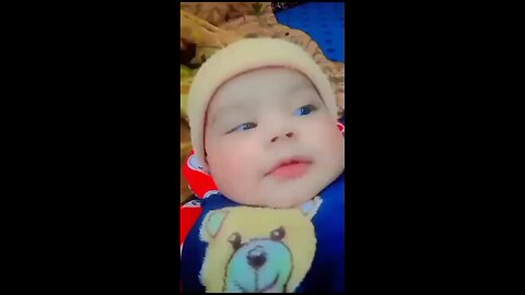 Cute kashmiri child.....Mother sing a beautiful song for her baby.....