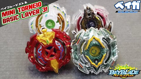Mini torneio BASIC LAYERS 3 na arena DB! - Beyblade Burst ベイブレードバースト