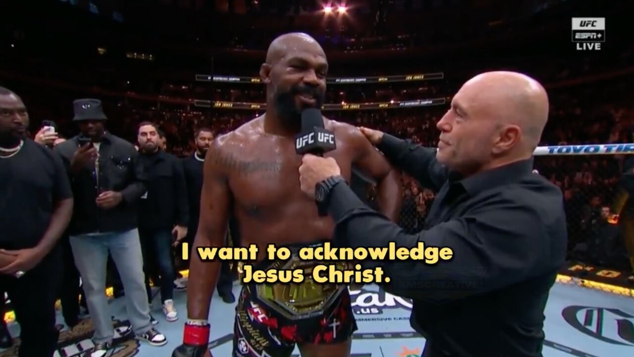 Jon Jones: I Want To Acknowledge Jesus Christ 🕊️ ❤️