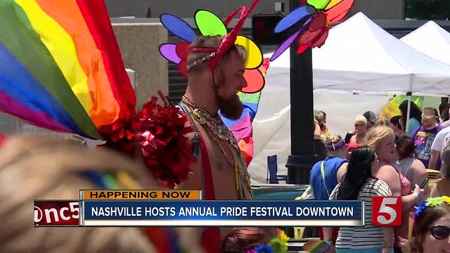 Thousands Attend Nashville Pride Festival