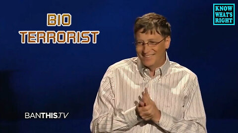 10 minutes of Bill Gates the bio terror dealer