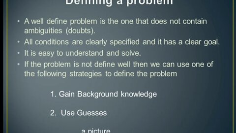 Computer 9th Lecture1 Introduction and defining a problem