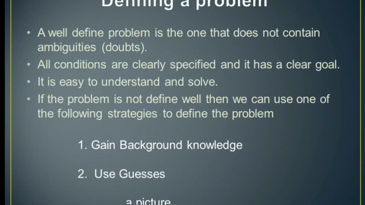 Computer 9th Lecture1 Introduction and defining a problem