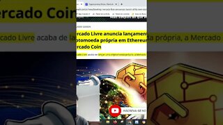 MERCADO LIVRE LANCA CRIPTO MERCADO COIN GARANTA JA A SUA !!!