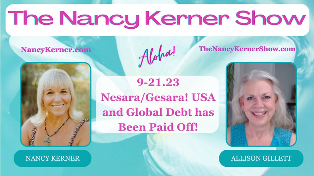 Nesara/Gesara! USA and Global Debt has Been Paid Off!