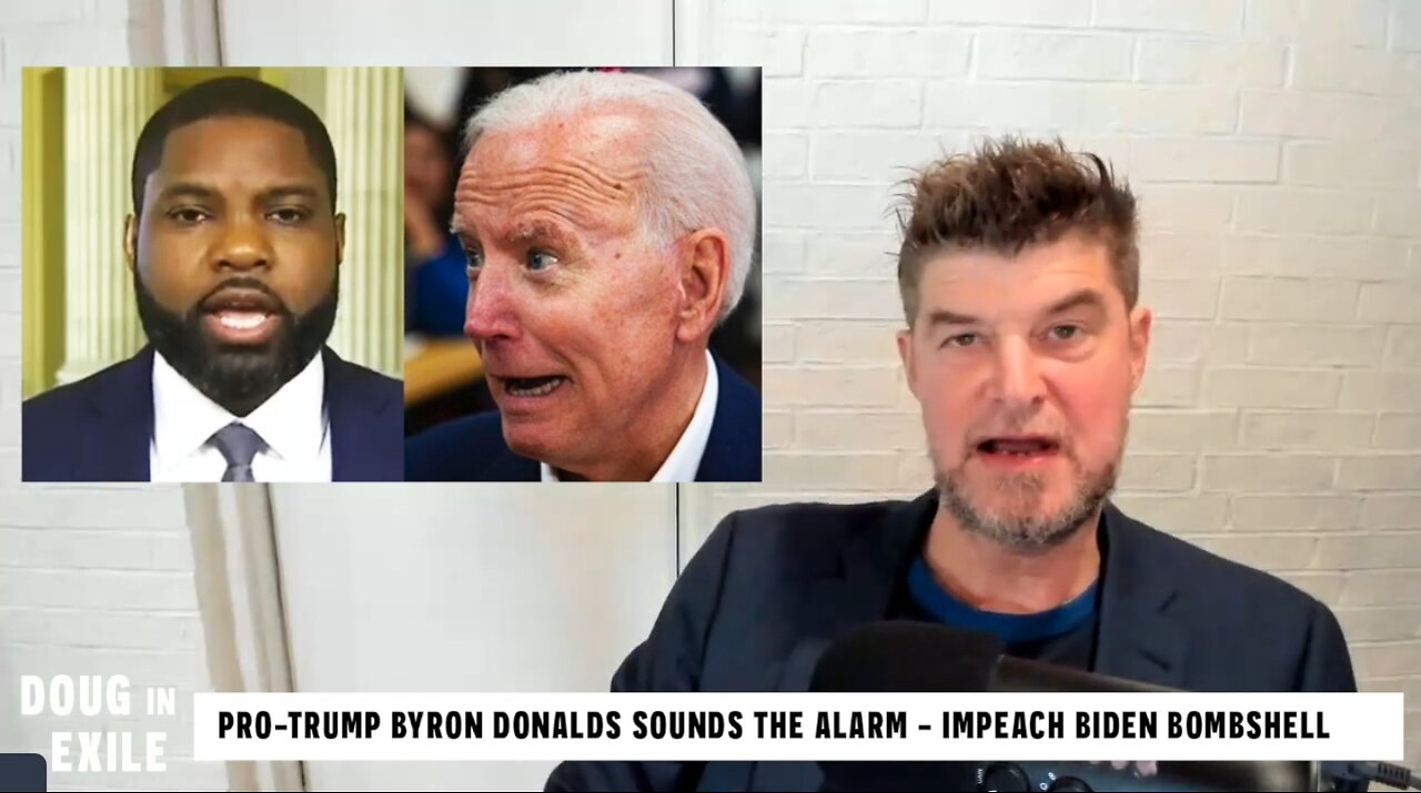 ProTrump Byron Donalds Sounds The Alarm Impeach Biden Bombshell