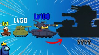 MERGE TANKS 2 KV 44 TANK WAR Walkthrough Gameplay Part 1