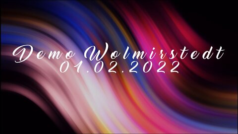 Spaziergang Wolmirstedt | Demo Wolmirstedt 01.02.2022
