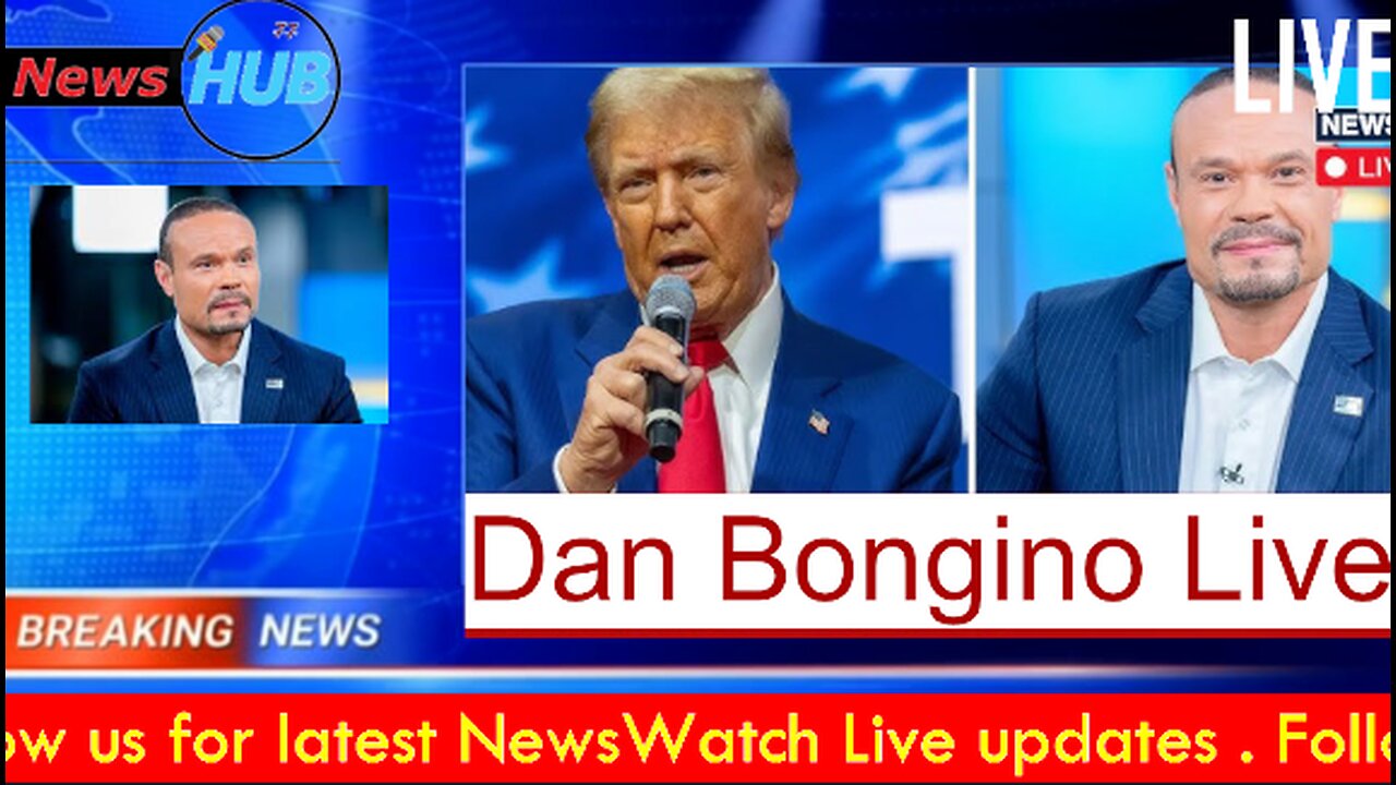 Dan Bongino Show Live | This Is big Conference By President Trump #danbongino #danbonginoshow