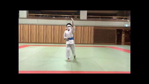 '21/8/13 府中AC 少年部７級審査内容を稽古