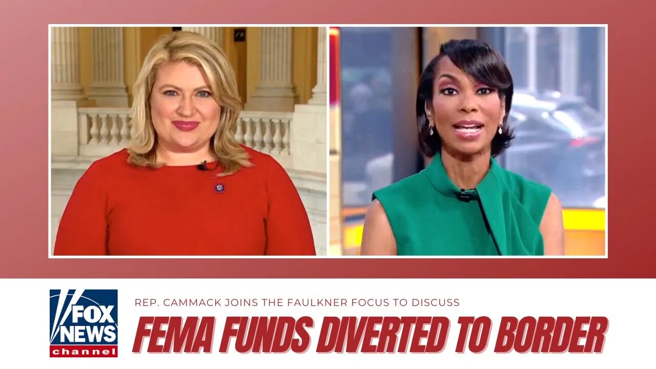 Rep. Cammack BLASTS Dems Over FEMA Funds Being Diverted To Illegal Immigrants At Southern Border