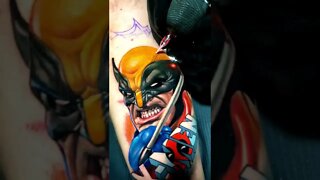 The Most Iconic Wolverine Tattoo #shorts #tattoos #inked #youtubeshorts