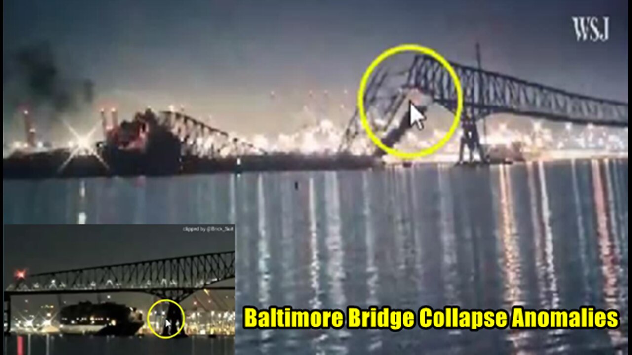 Baltimore Bridge Collapse Anomalies