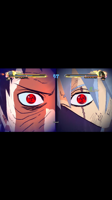 NINJA STORM 4 DOUBLE SHARINGAN KAKASIHI HATAKE - OBITO UCHIHA OPPOSING KAMUI