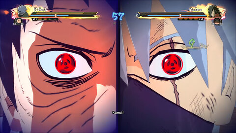 NINJA STORM 4 DOUBLE SHARINGAN KAKASIHI HATAKE - OBITO UCHIHA OPPOSING KAMUI