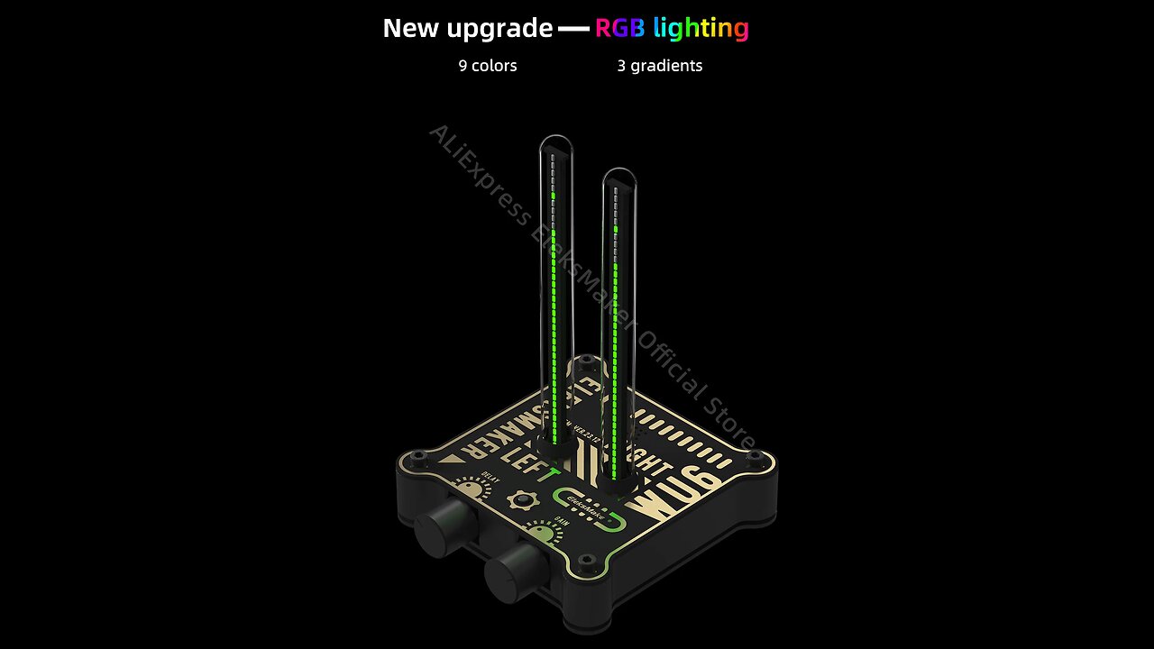 Retro Glow Tube WU6,WU9, Music Spectrometer