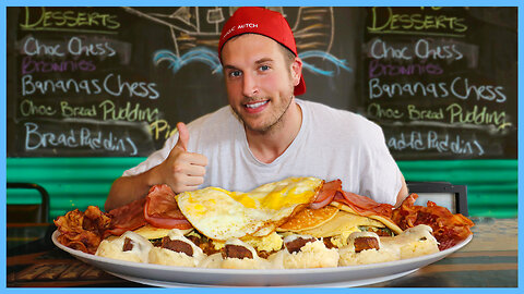 "Families Share It!" | Big Breakfast Platter Challenge in Nashville!