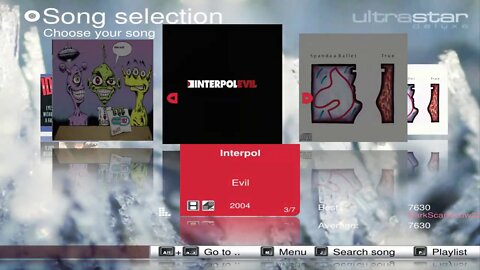 UltraStar Deluxe [Interpol - Evil] Singstar