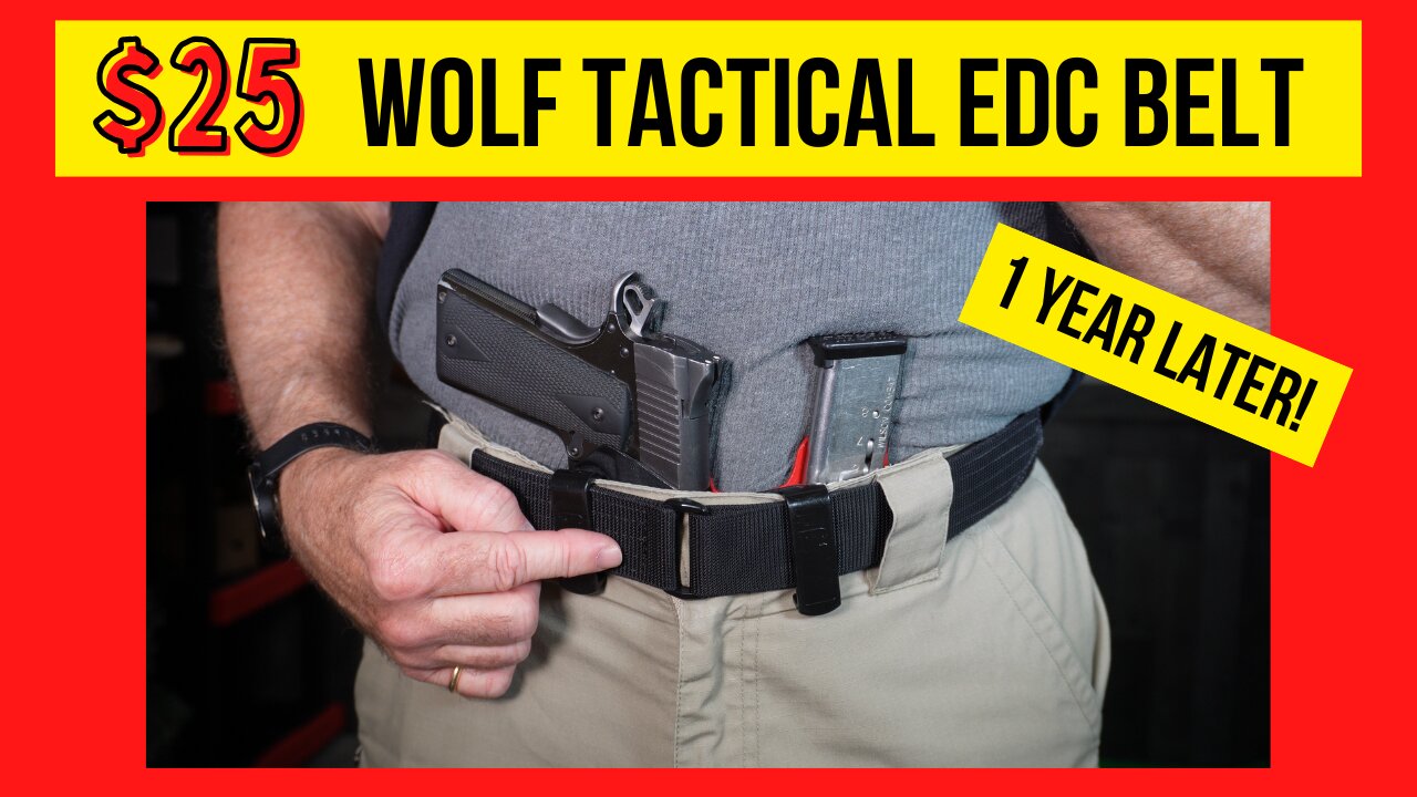 Wolf Tactical EDC Low Profile Belt. How Did It Hold Up?