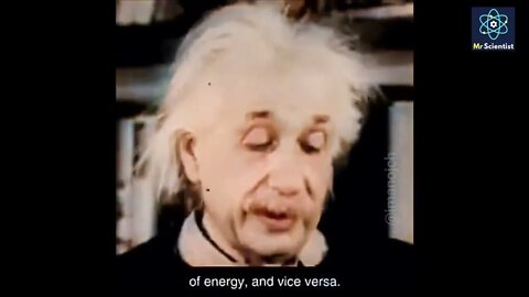 Albert Einstein Explains Theory of Relativity