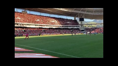 GOLAÇO DE GABRIEL PEC VISTO DE TRÁS DO GOL- FLAMENGO X VASCO