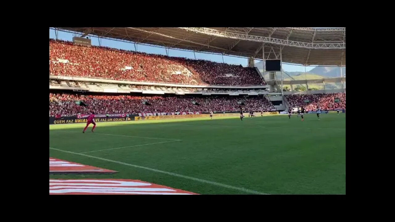 GOLAÇO DE GABRIEL PEC VISTO DE TRÁS DO GOL- FLAMENGO X VASCO