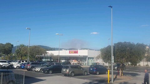 Mount Dandenong on fire