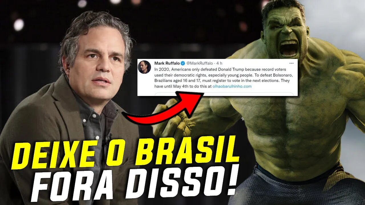 QUE ISSO, MARK RUFFALO? SÓ FALA BESTEIRA!