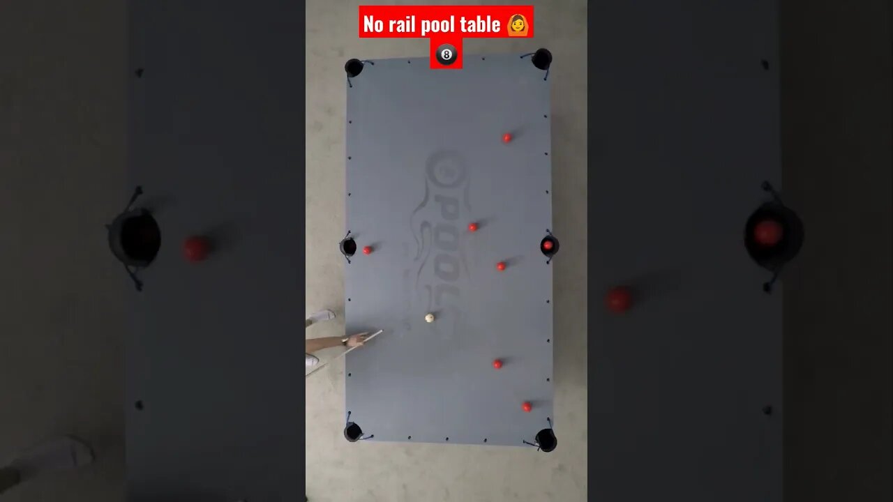 100% Accuracy 🎯🎱 (NO RAIL pool table) #shorts #8ballpool