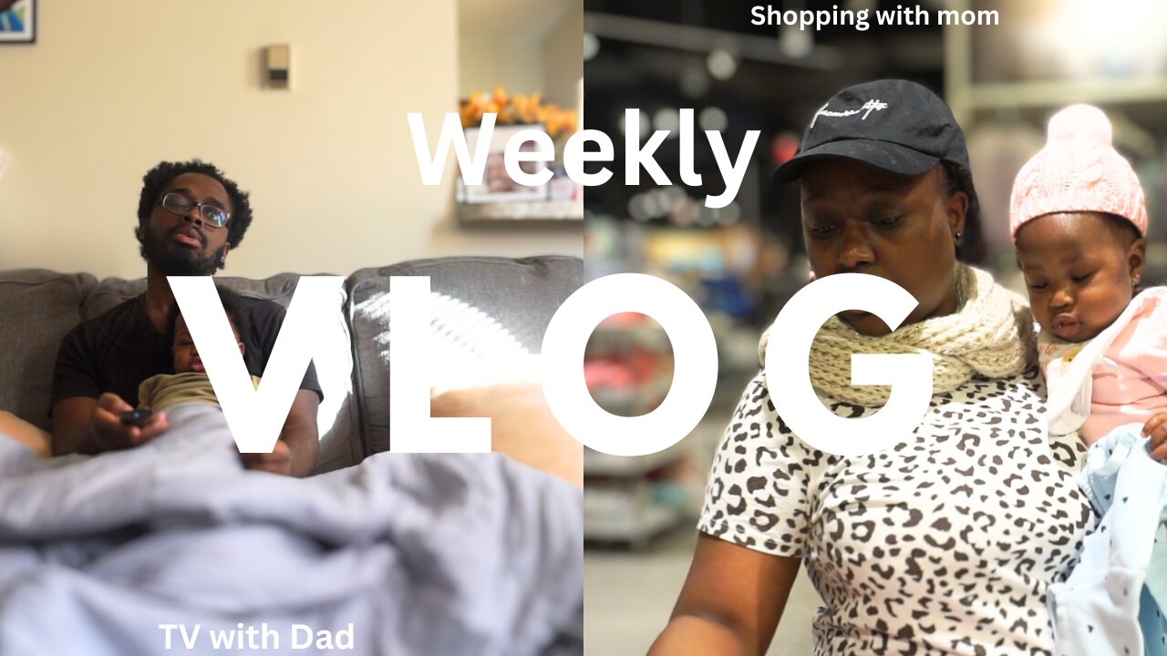 Weekly Family Vlog: Daniel cuts his hair | Mommy and daughter went clothes shopping