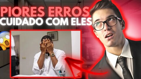 Piores ERROS e COMPORTAMENTOS na ENTREVISTA DE EMPREGO